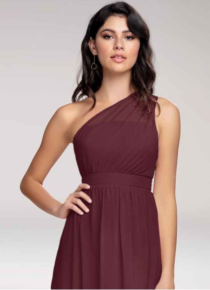 Blush Mark Magical Day Cabernet Chiffon Maxi Dress Blush Mark Magical Day Cabernet Chiffon Maxi Dress