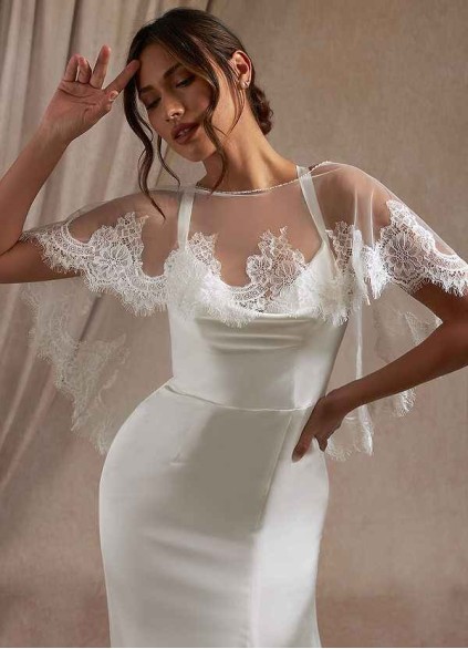 Loyth Delight Lace Tulle Wrap