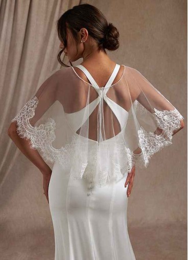 Loyth Delight Lace Tulle Wrap
