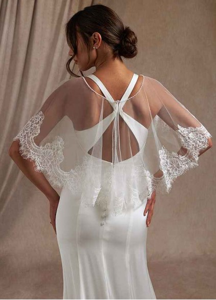 Loyth Delight Lace Tulle Wrap