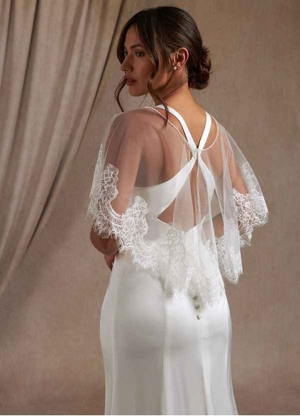 Loyth Delight Lace Tulle Wrap