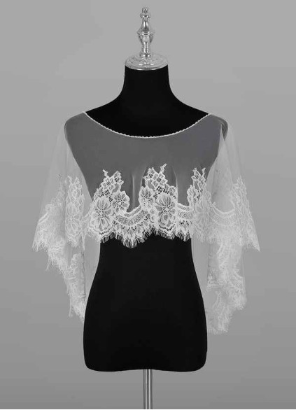 Loyth Delight Lace Tulle Wrap