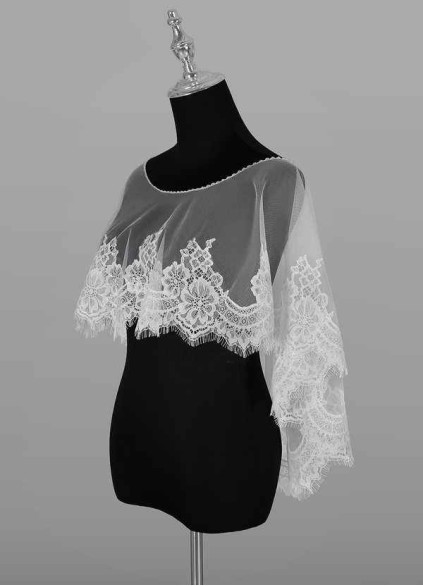 Loyth Delight Lace Tulle Wrap