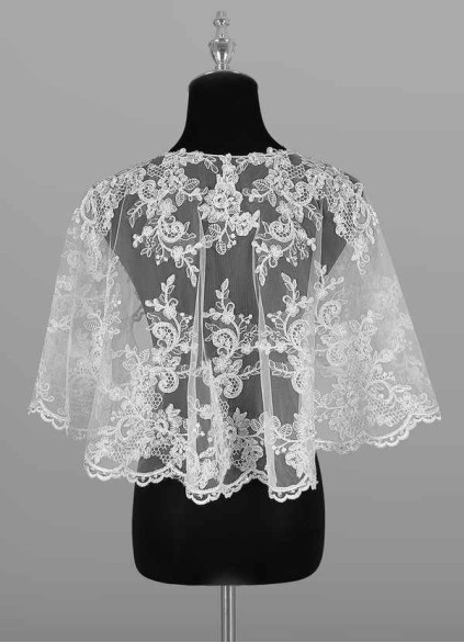 Loyth Hephzibah Lace Tulle Wrap Loyth Hephzibah Lace Tulle Wrap
