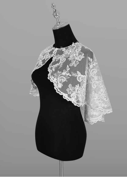 Loyth Hephzibah Lace Tulle Wrap Loyth Hephzibah Lace Tulle Wrap