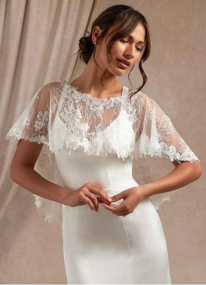 Loyth Hodesh Lace Tulle Wrap