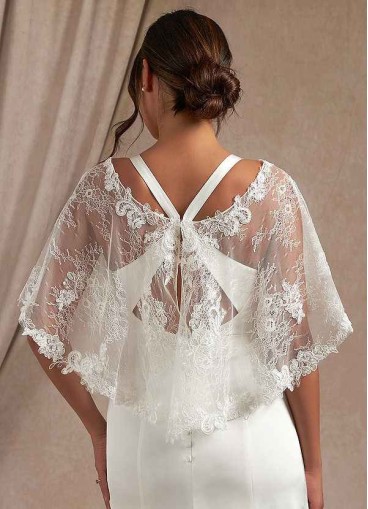 Loyth Hodesh Lace Tulle Wrap