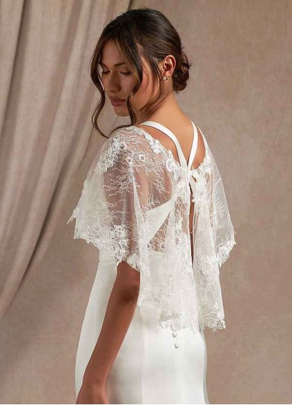 Loyth Hodesh Lace Tulle Wrap