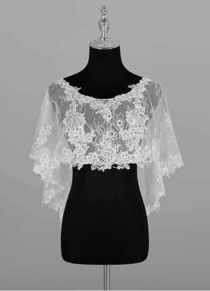 Loyth Hodesh Lace Tulle Wrap