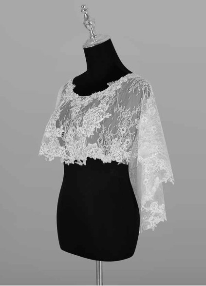 Loyth Hodesh Lace Tulle Wrap