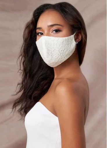 Loyth Non-Medical Ivory Lace Reusable Face Mask