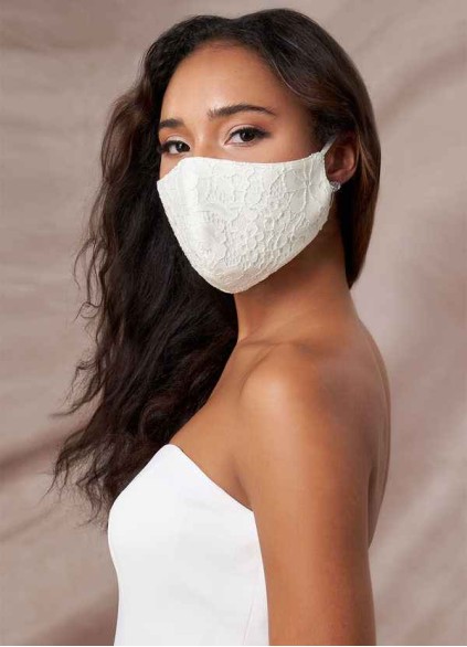 Loyth Non-Medical Ivory Lace Reusable Face Mask