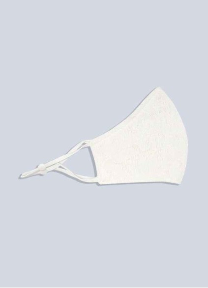 Loyth Non-Medical Ivory Lace Reusable Face Mask Loyth Non-Medical Ivory Lace Reusable Face Mask