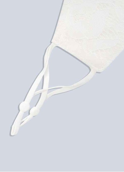 Loyth Non-Medical Ivory Lace Reusable Face Mask Loyth Non-Medical Ivory Lace Reusable Face Mask