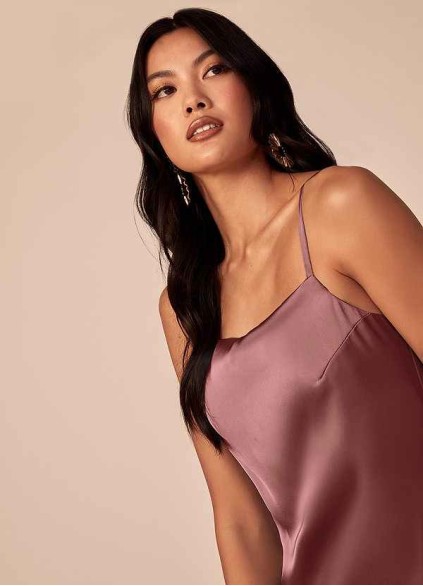 Loyth Briza Stretch Satin Dress