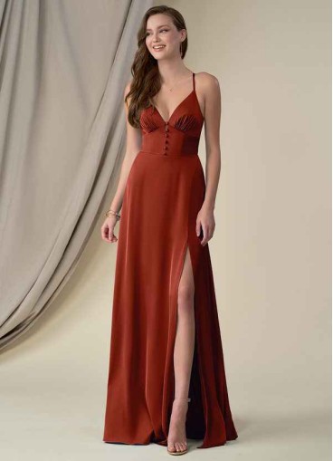 Loyth Mina Stretch Satin Dress