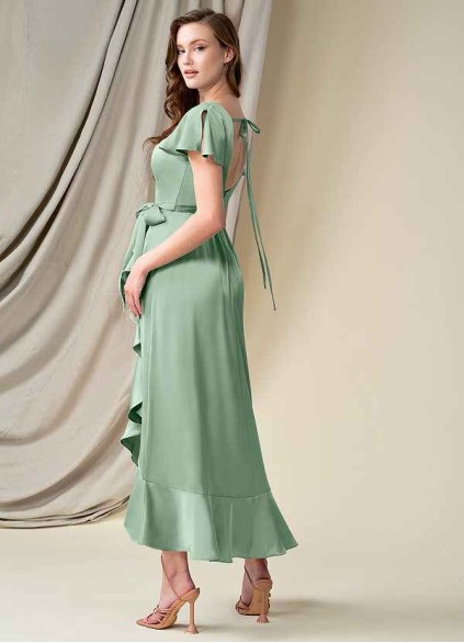 Loyth Lexis Stretch Satin Dress