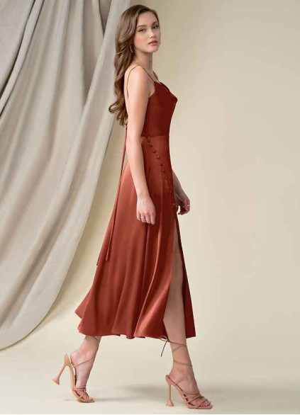 Loyth Ceci Stretch Satin Dress Loyth Ceci Stretch Satin Dress