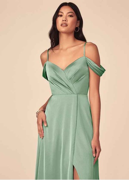 Loyth Ocean Stretch Satin Dress Loyth Ocean Stretch Satin Dress