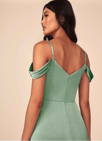 Loyth Ocean Stretch Satin Dress Loyth Ocean Stretch Satin Dress