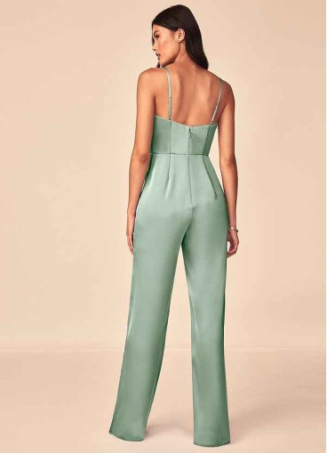 Loyth Elizabella Stretch Satin Jumpsuit