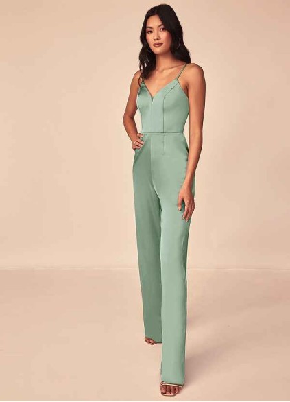 Loyth Elizabella Stretch Satin Jumpsuit