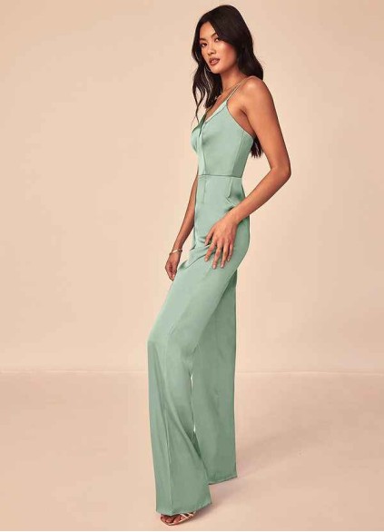 Loyth Elizabella Stretch Satin Jumpsuit