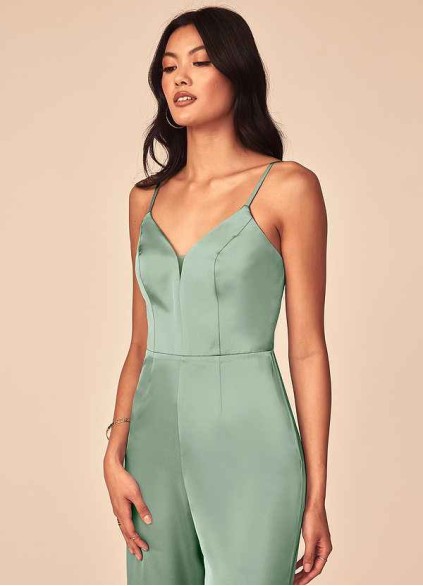 Loyth Elizabella Stretch Satin Jumpsuit