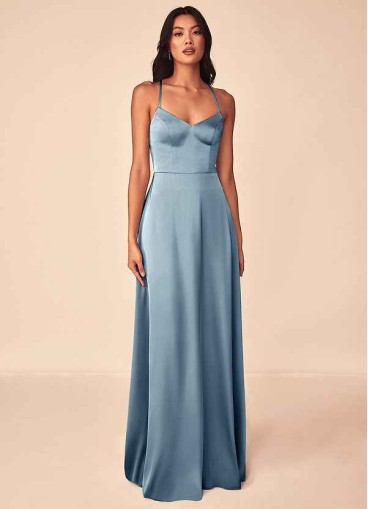 Loyth Mei Stretch Satin Dress