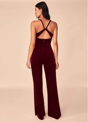 Loyth Emmette Velvet Jumpsuit