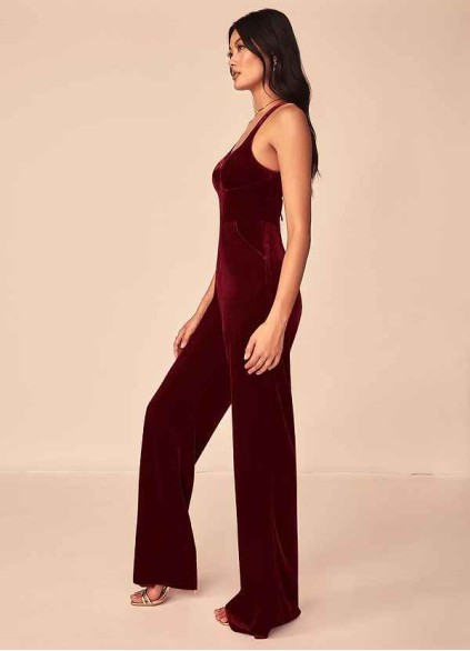 Loyth Emmette Velvet Jumpsuit Loyth Emmette Velvet Jumpsuit