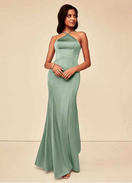 Loyth Stacey Stretch Satin Dress