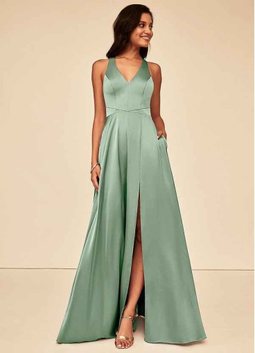 Loyth Ceria Stretch Satin Dress