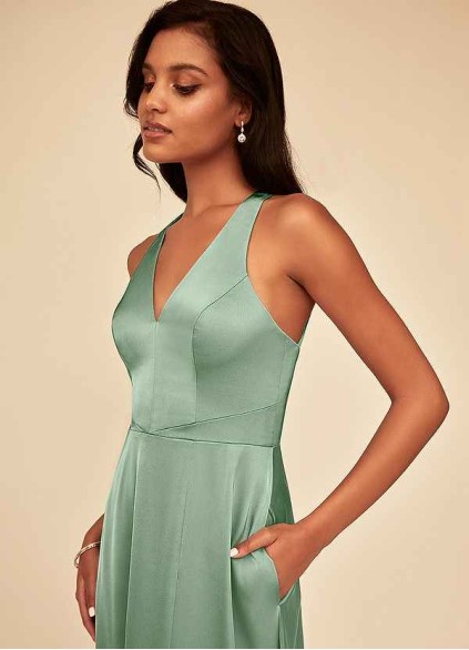 Loyth Ceria Stretch Satin Dress