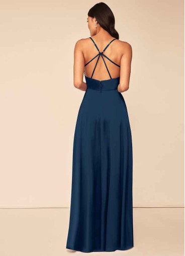 Loyth Clove Stretch Satin Dress