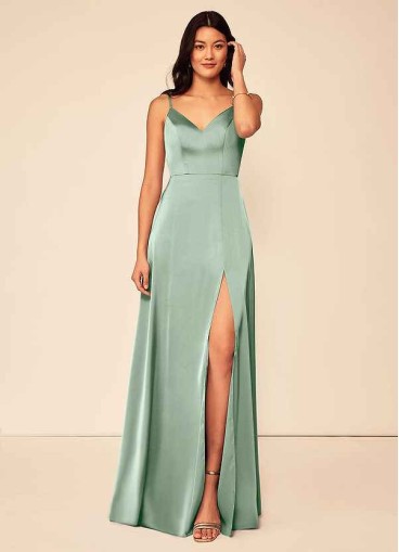 Loyth Alexandria Stretch Satin Dress