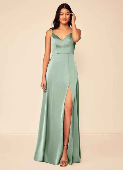 Loyth Alexandria Stretch Satin Dress