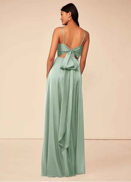 Loyth Alexandria Stretch Satin Dress