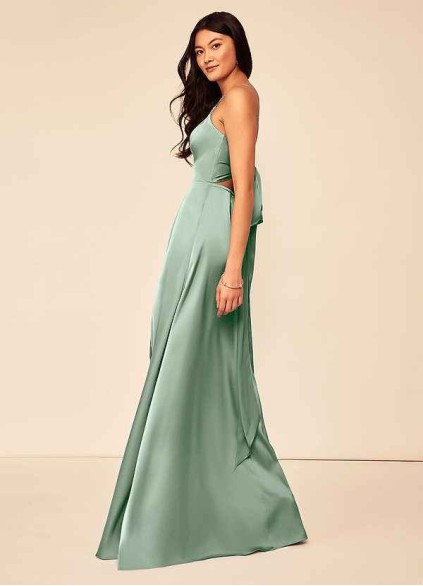 Loyth Alexandria Stretch Satin Dress