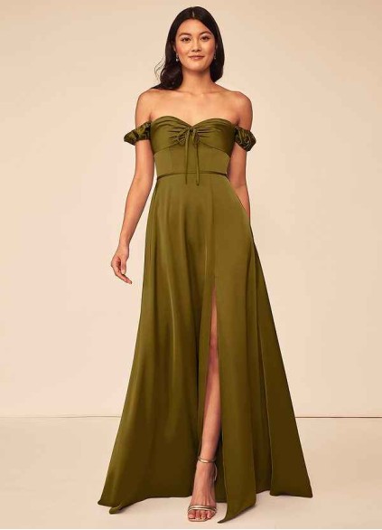 Loyth Asha Stretch Satin Dress