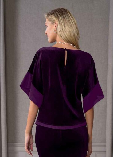 Loyth Fianna Velvet Blouse
 ( Final Sale )