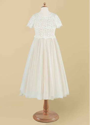 Loyth Petal Flower Girl Dress